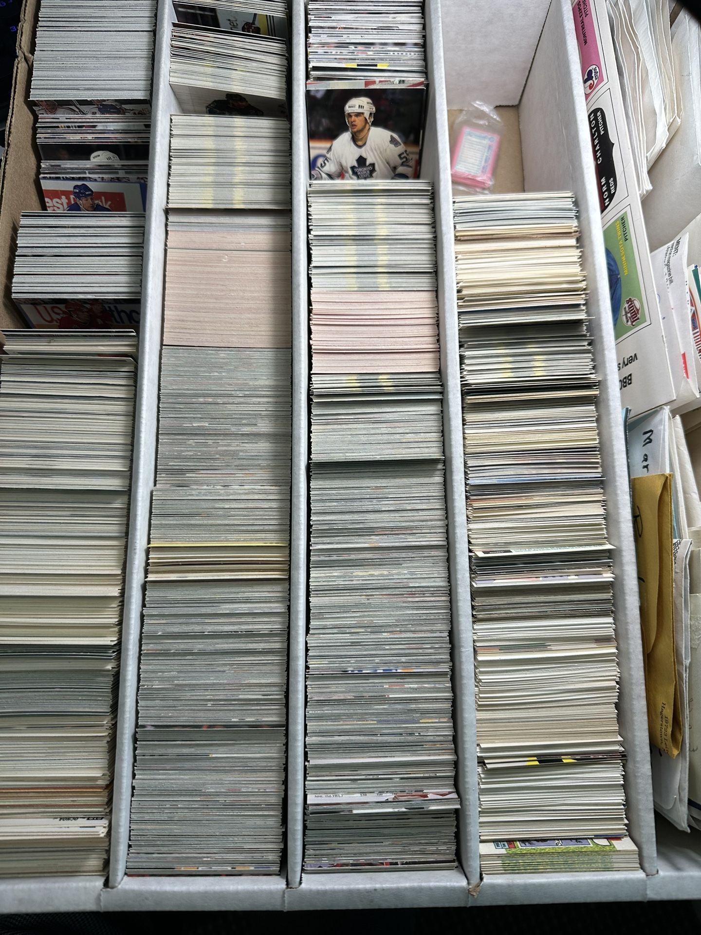 Large Box of Baseball & Hockey Cards