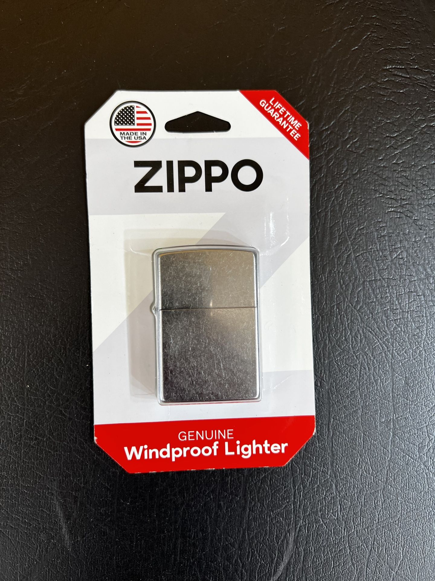 ZIPPO Genuine Windproof Lighter 207 BP Reg Street Chrome NEW  MADE IN USA