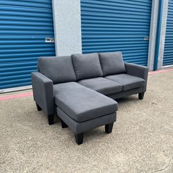 💫LIKE NEW DARK GRAY SECTIONAL COUCH🛋️❗️❗️FREE DELIVERY 🚚❗️❗️