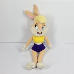 Vintage Warner Bros Space Jam Ace Plush 1997 Lola Bunny 10" Bunny Rabbit Girl