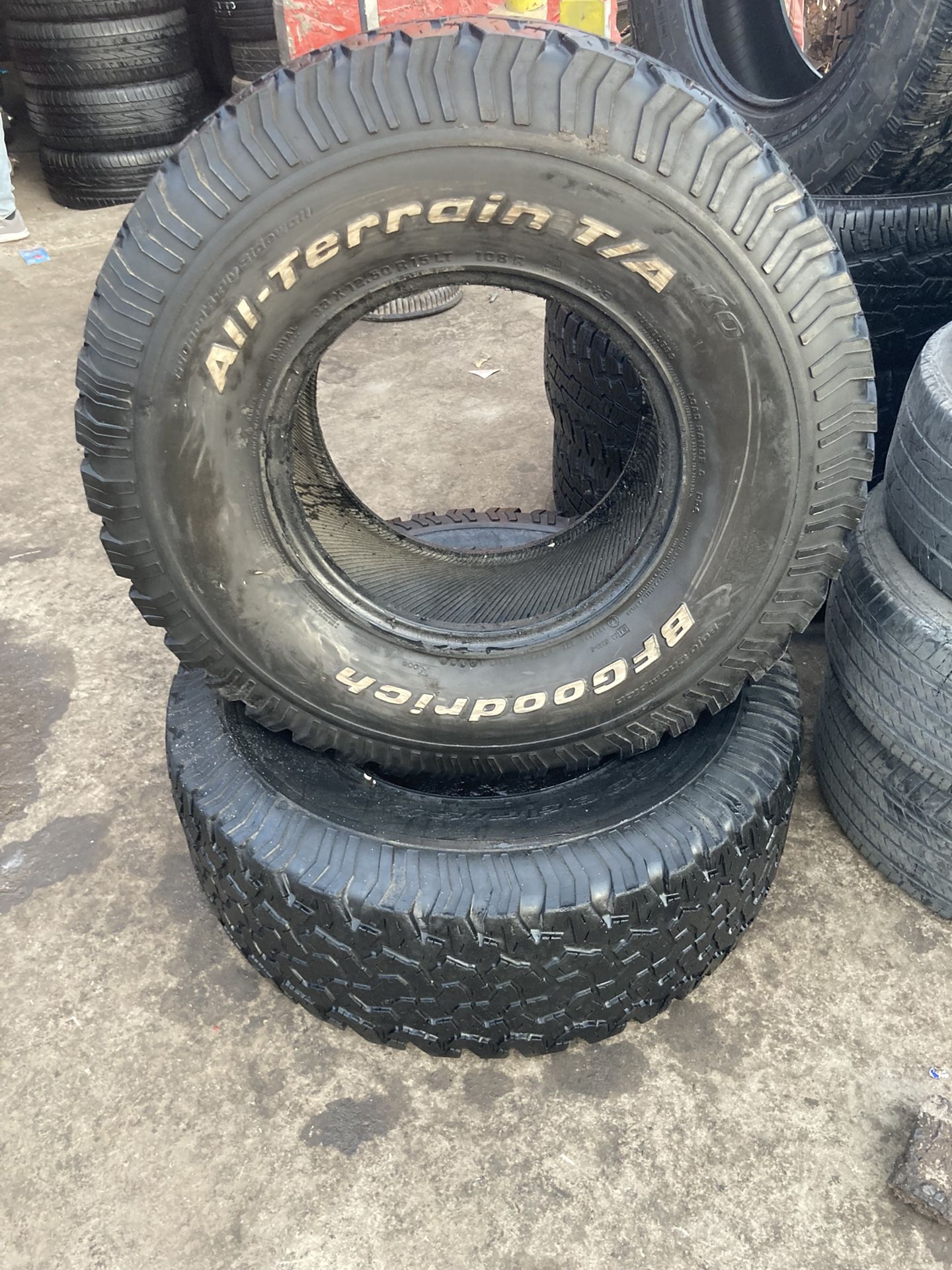 Par De Bfgodrich Alterrain K0 33x12.50R15 Ruiz Express Tire Shop 12133 Socorro Rd