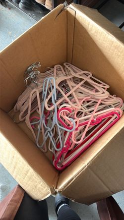 Mixed Lot of Plastic Clothes Hangers