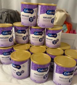 29- Cans - 10 cans Gentlease Enfamil - 12.4 Oz / 19 Cans yellow one