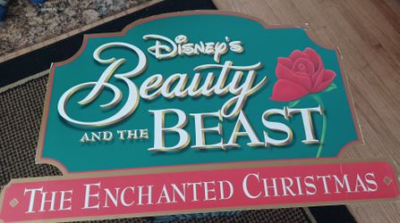 Beauty And The Beast Cardboard Prop 28.5 W * 18.5 H in.