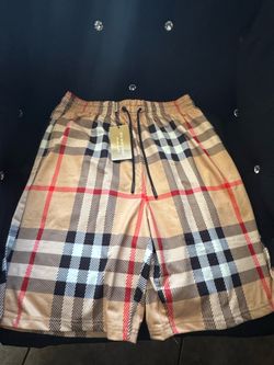 Burberry Nova Check Drawstring Shorts