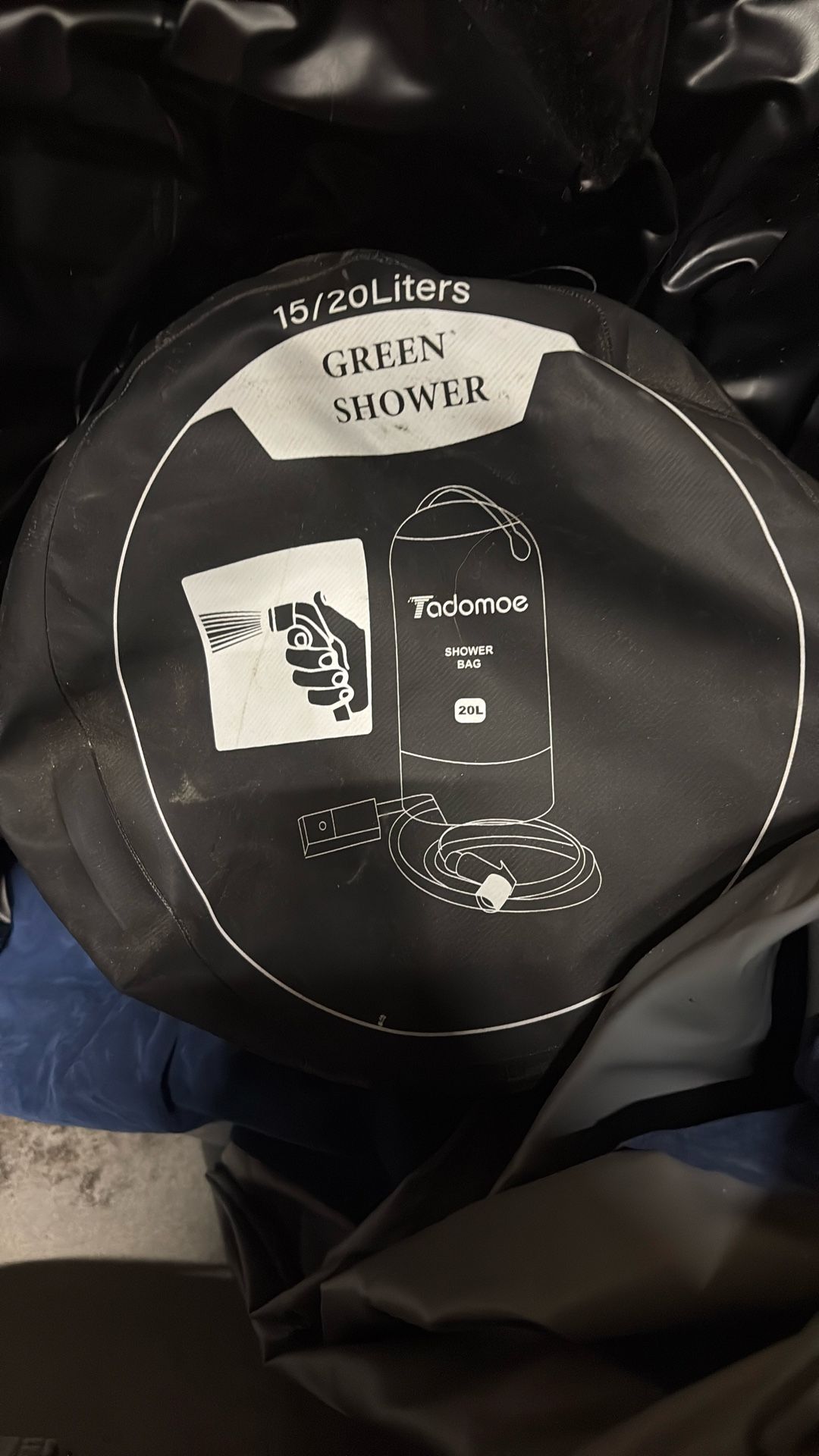 Inflatable Shower Bag