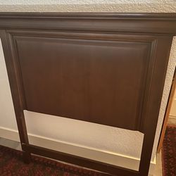 Twin size wood headboard