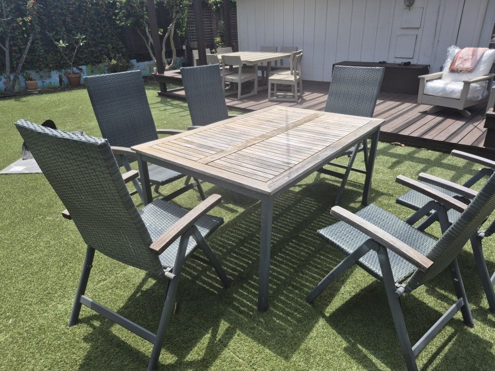 Outdoor Dining Table And Chairs