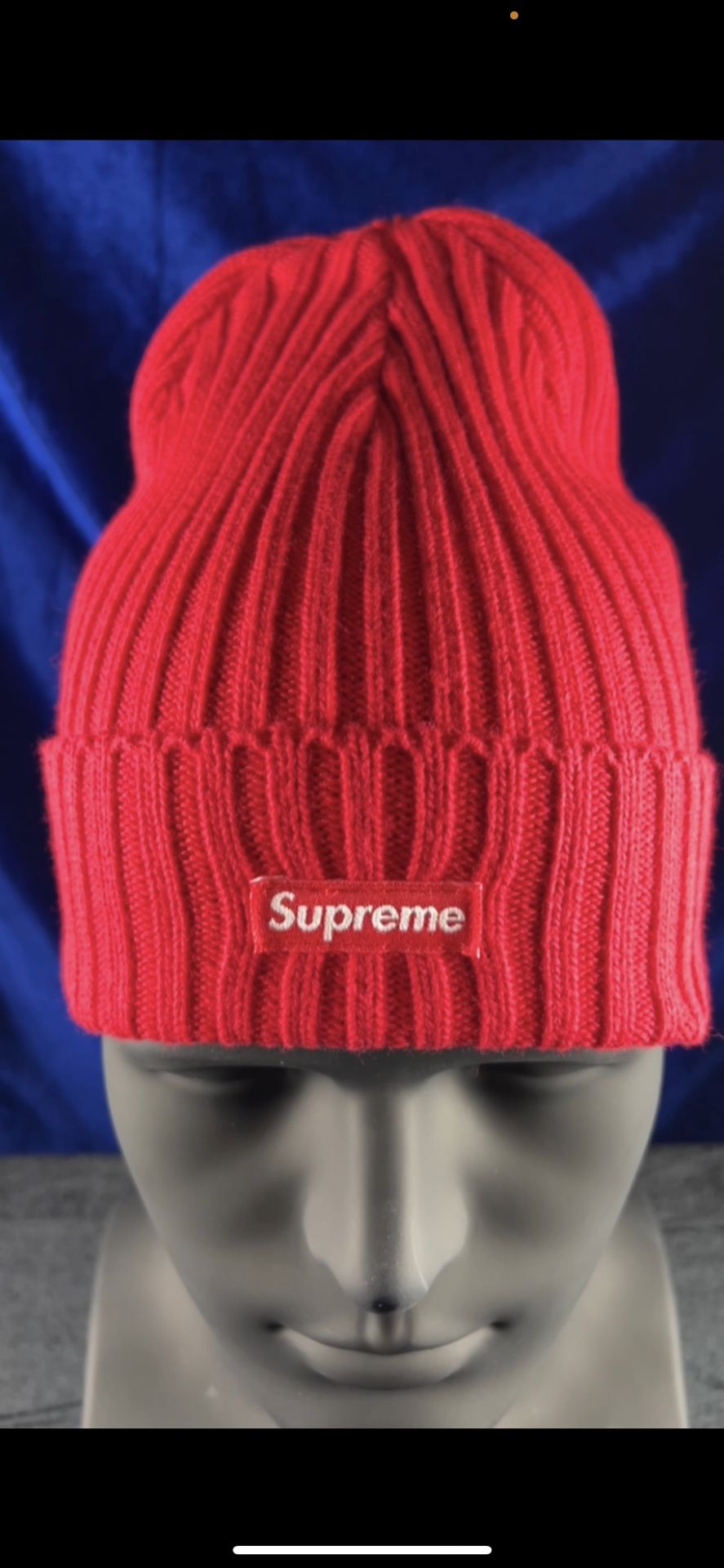⭐️ SUPREME RED BEANIE BRAND NEW WITH RECEIPT