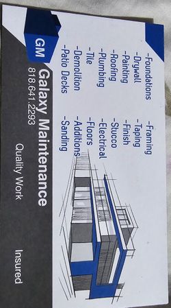 Quality Work And Maintenance 