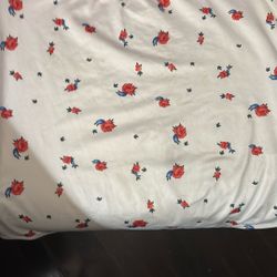 Red Flowered Body Suit 