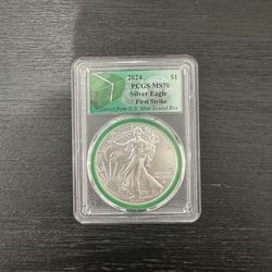 2024 Silver Eagle First Strike PCGS MS70