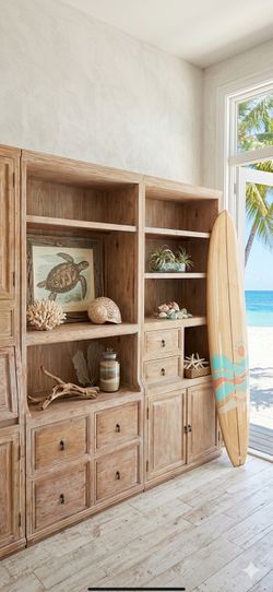 Pine hutch. Coastal vibes