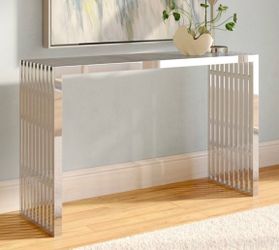 Gridiron Console Table