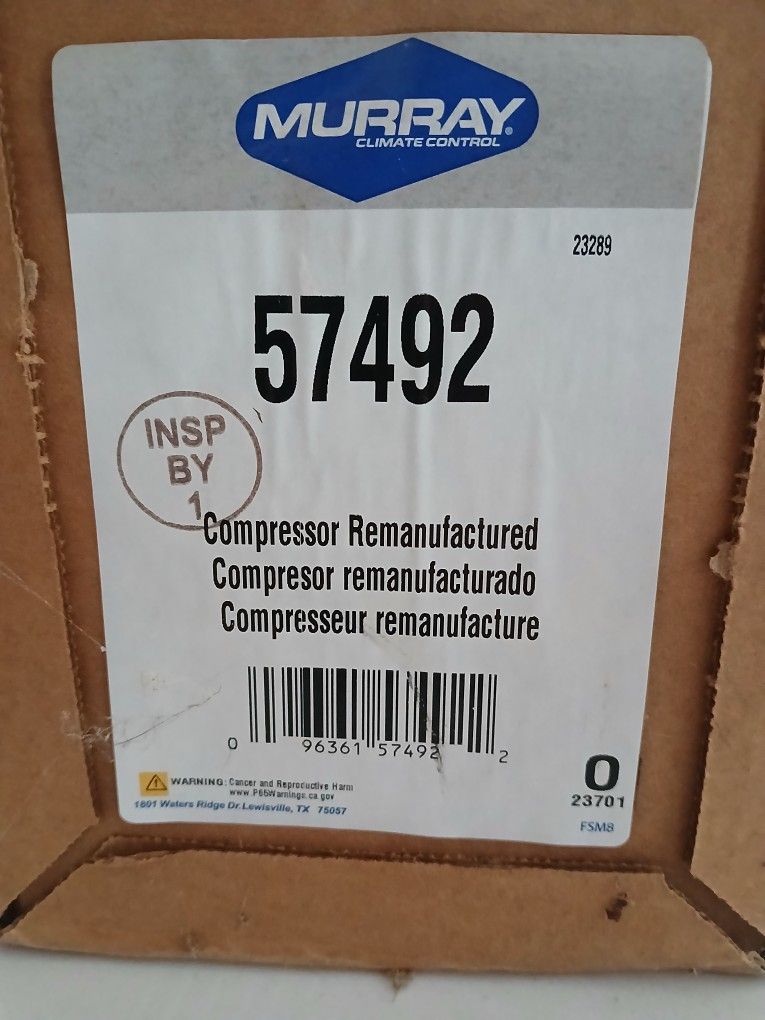 12-20 Subaru AC Compressor 57492