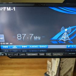 Alpine INA-w900 double din touch screen radio head unit Bluetooth navigation 