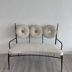 Brand New Jonathan Adler Bouclé Bench