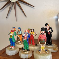 Lot of 7 clowns by Ron Lee