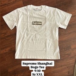 Supreme Shanghai Box Logo Tee New Size XXL