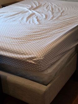 Bed Frame and Mattress