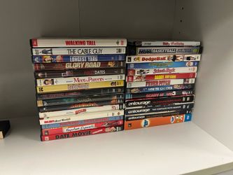Various DVD and VHS movies films physical media