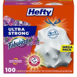 13-Gallon Fabuloso White Indoor Plastic Kitchen Bags 