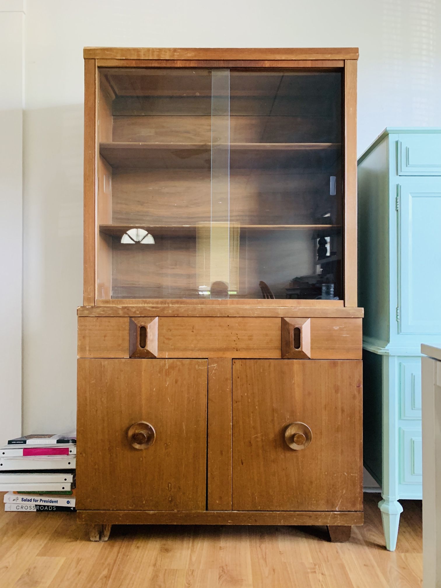 Mid-Century SOLID WOOD Cabinet