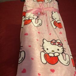 Hello Kitty Valentines Blanket