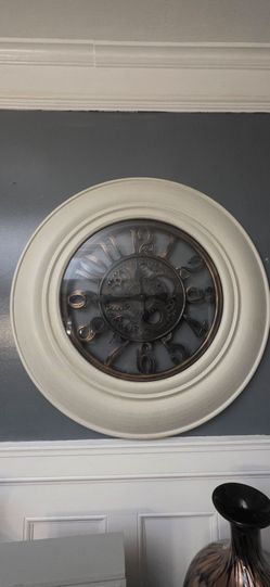 Large Decorative Gear Wall Clock