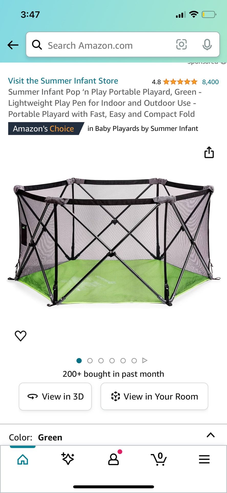 Summer Infant Portable Playard Playpen