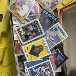 Box Of Baseball Cards. 