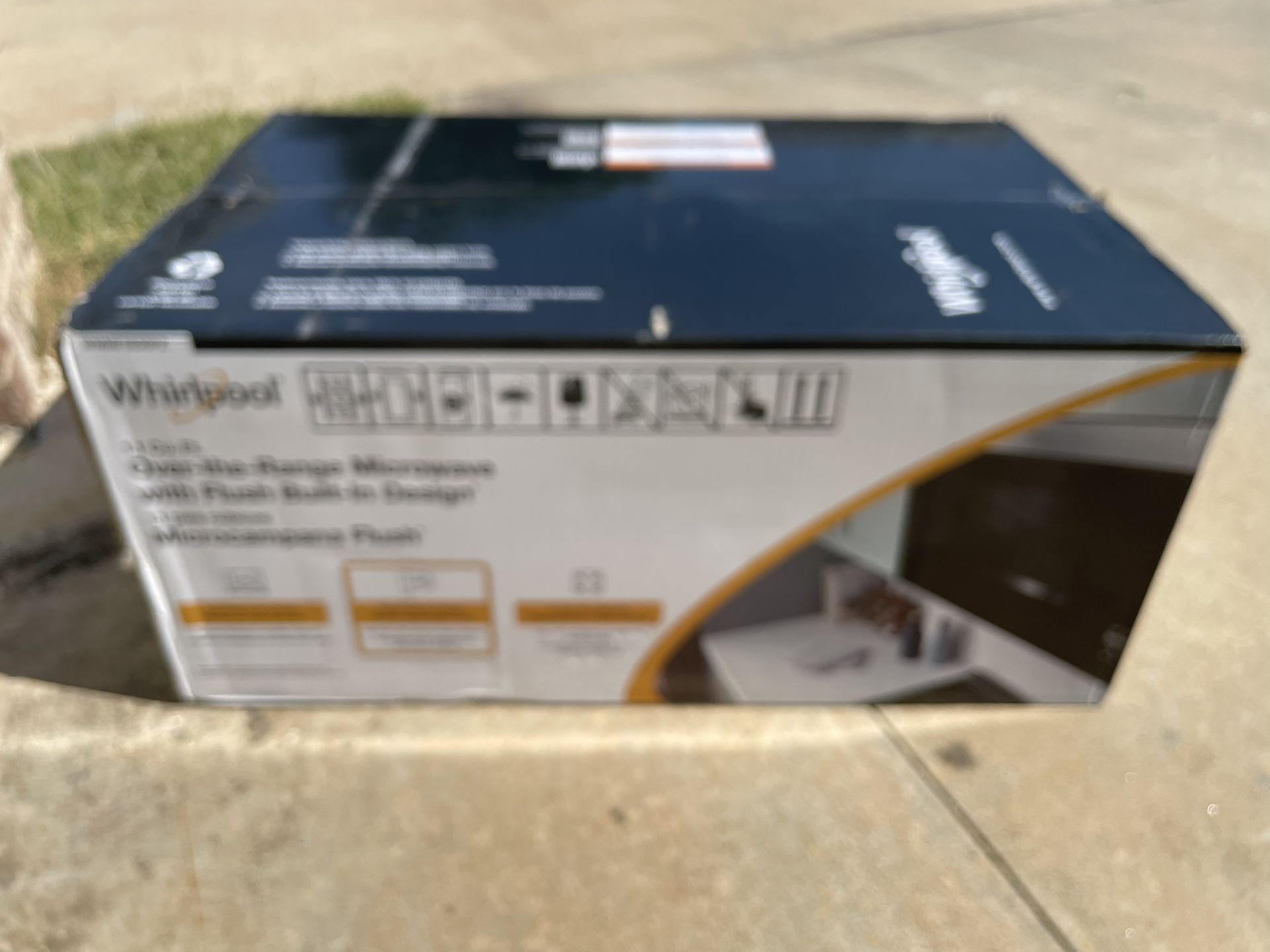 Whirlpool Microwave above range