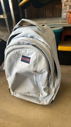 Light blue rolling backpack JanSport (Driver 8)- excellent condition (minor scuffing on bottom corners)