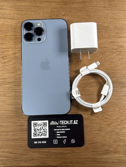📱 iPhone 13 Pro Max | Sierra Blue | Unlocked (Any Carrier)
