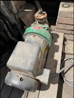 Cryogenic Stainless Mag-Drive Pump w/ Baldor 5HP Motor – Magnatex ML421-N40N-180TC - 4’ SS hose