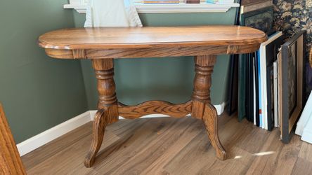 Honey Oak Entry / Side Table