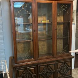 Vintage China Cabinet 
