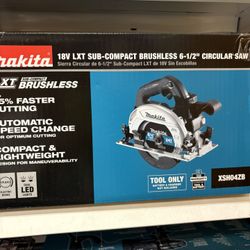 Makita new 61/2” Circular Saw 18v Brushless 