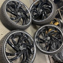24 Lexani Wheels Rims Tires $1300 5X4.5 