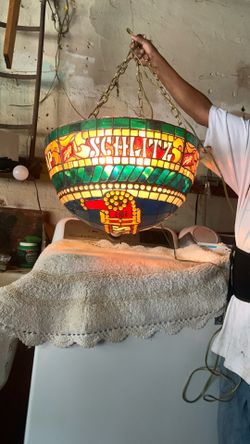 Vintage Schlitz lamp