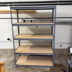 Shelving Unit Metal Frame.  4’  Wide X 2’ Deep X 6’ Tall
