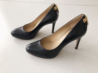 Michael Kors Black Leather Heels