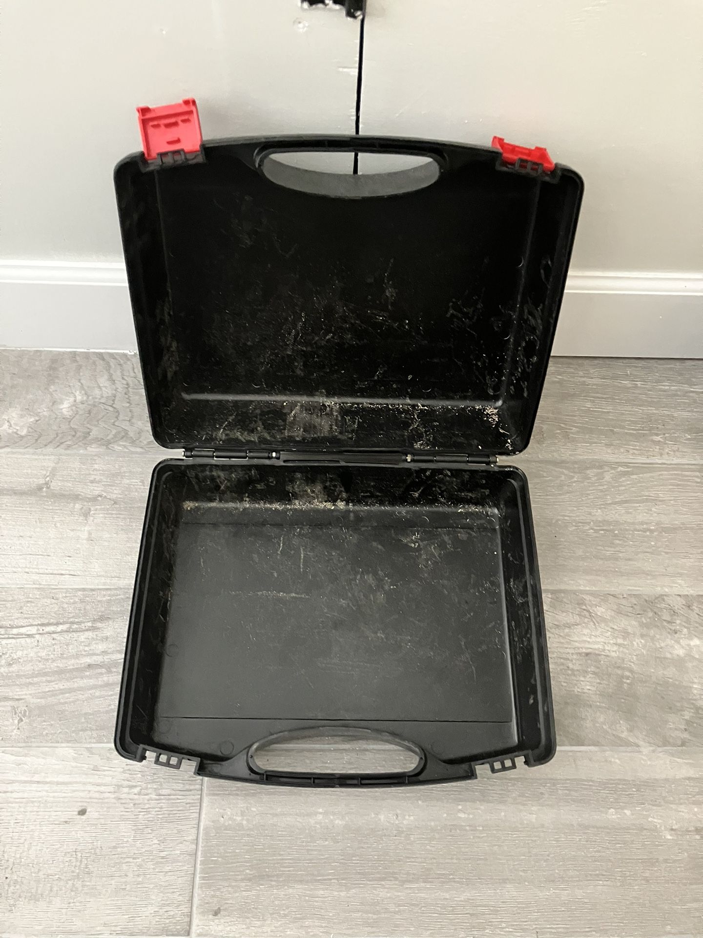 Black Plastic Tool Box