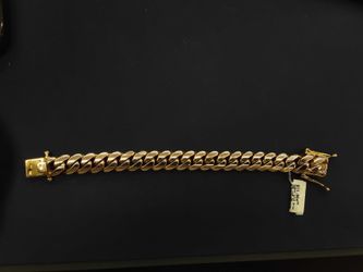 Cuban Link Bracelet - Rose Gold 10k (.417) 110.3 grams 10 inch