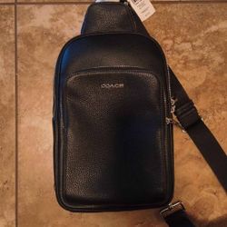 Black Coach Bag Mens Body Bag