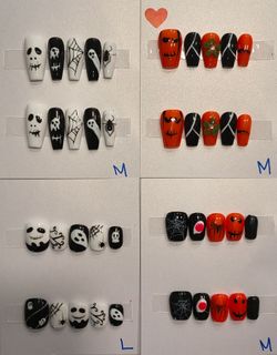 Halloween press on nails