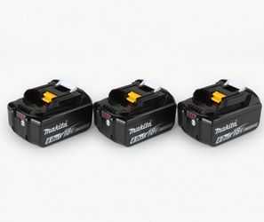 🔥 (3 Pack) Makita 18V LXT BL1860B 6.0Ah Lithium-Ion Battery – OEM High Capacity