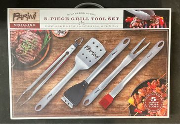5 piece grill tool set