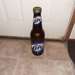 Miller lite bottle coin dispenser/ Piggy Bank!