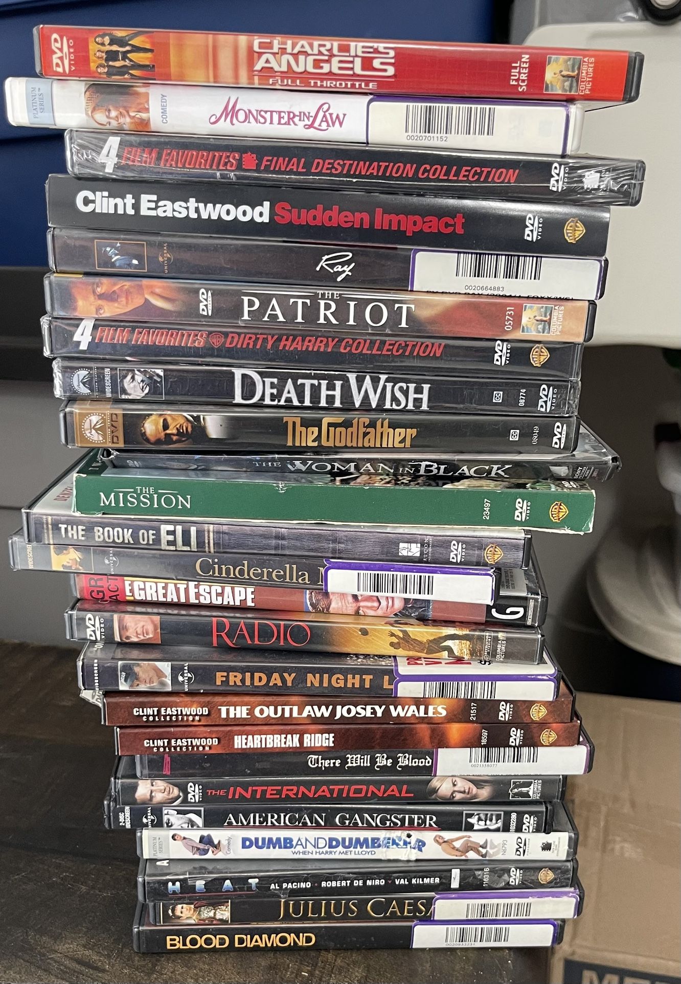 Used DVD’S Set Of 25 Pick Up Only